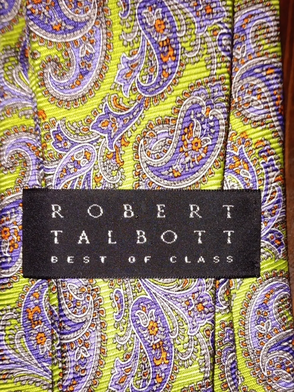 Robert Talbott silk paisley